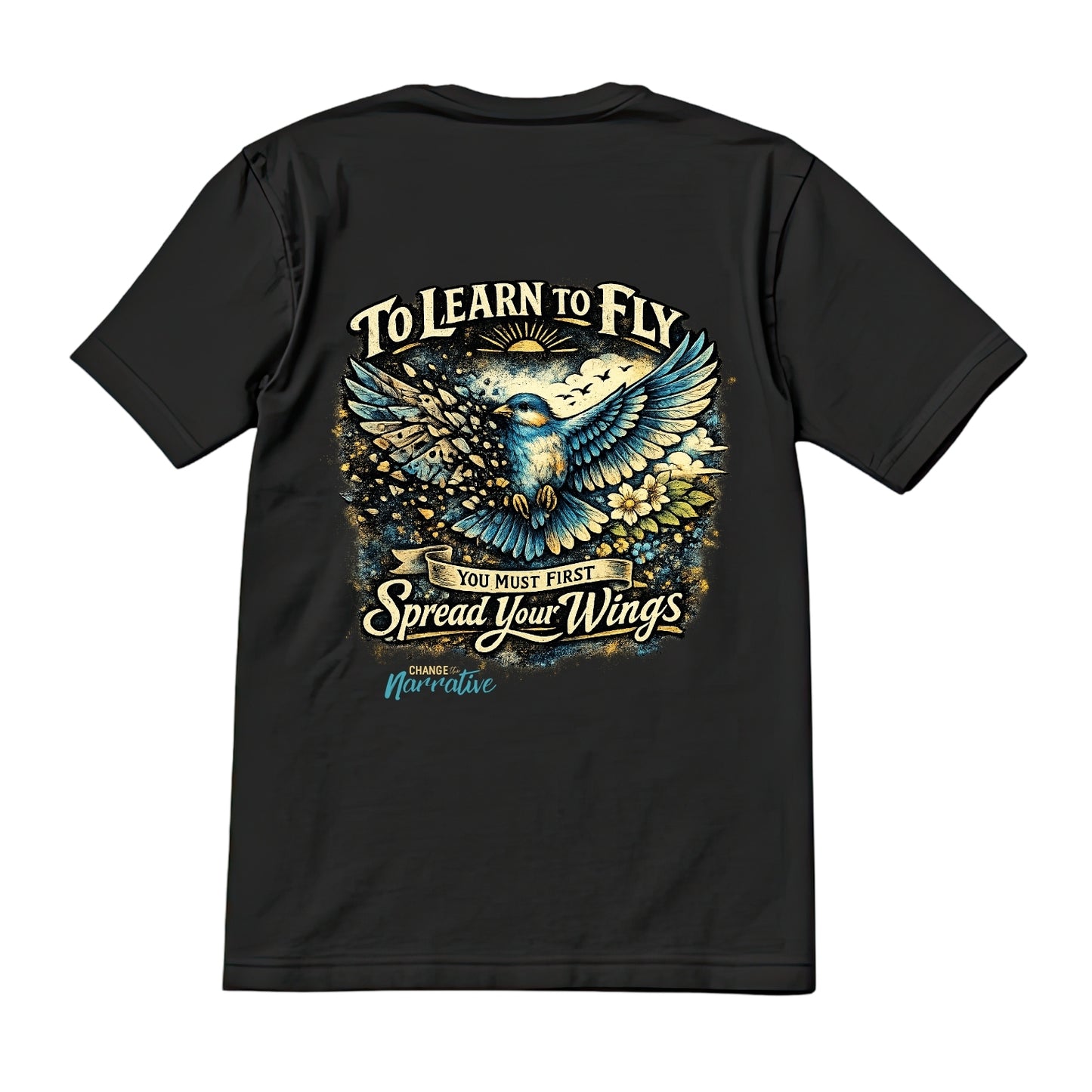Learn to Fly Printed Tee