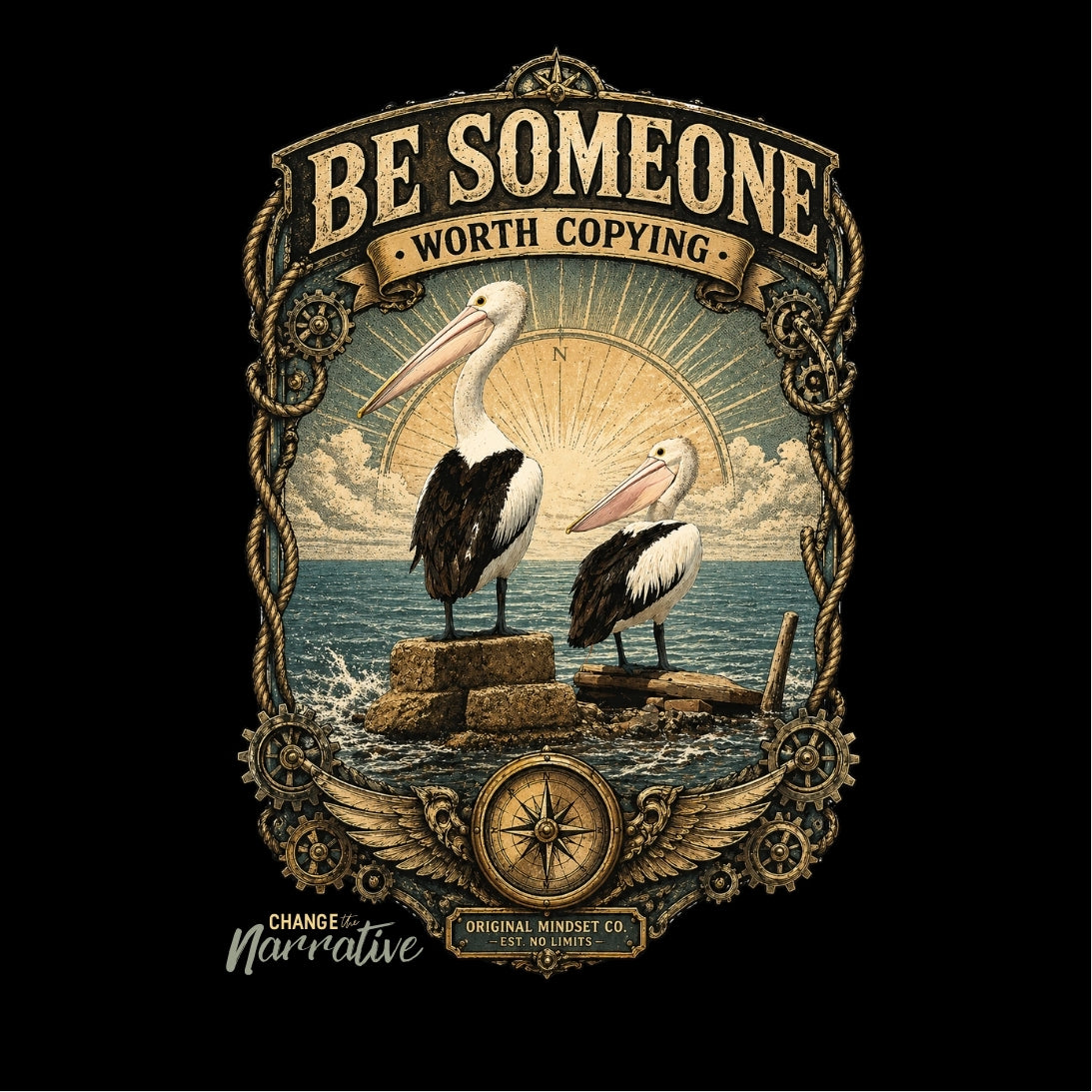 Be Someone Worth Copying Printed Tee