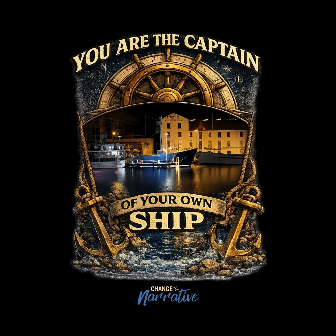 Be the Captain Printed Tee