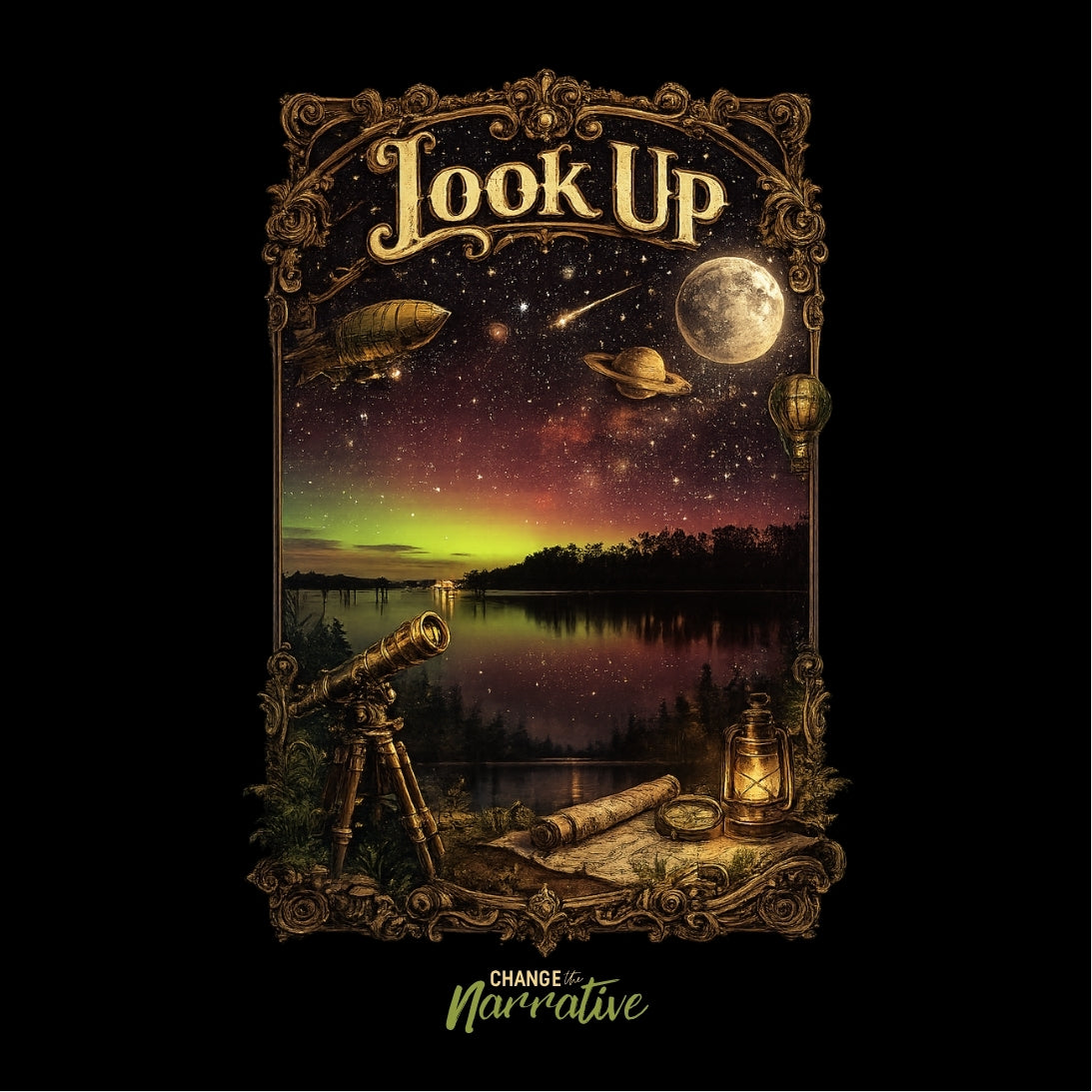 Look Up Printed Tee