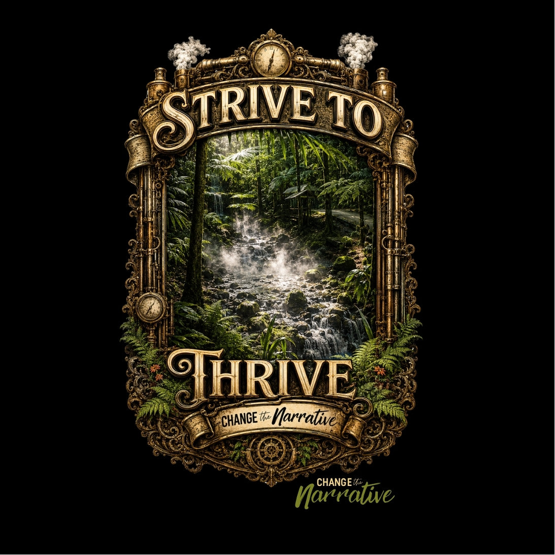 Strive to Thrive Printed Tee